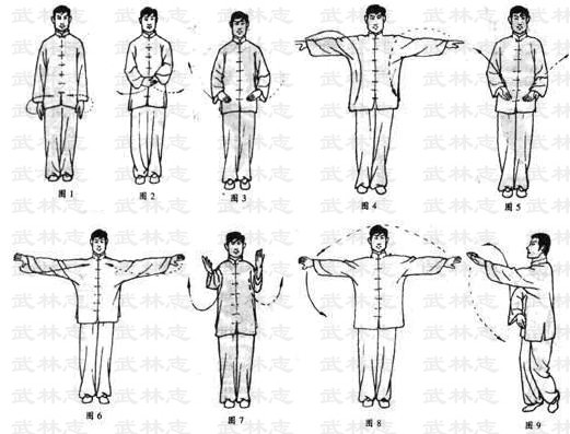 [图文解招]武当秘传八式太极拳 拳谱 图谱